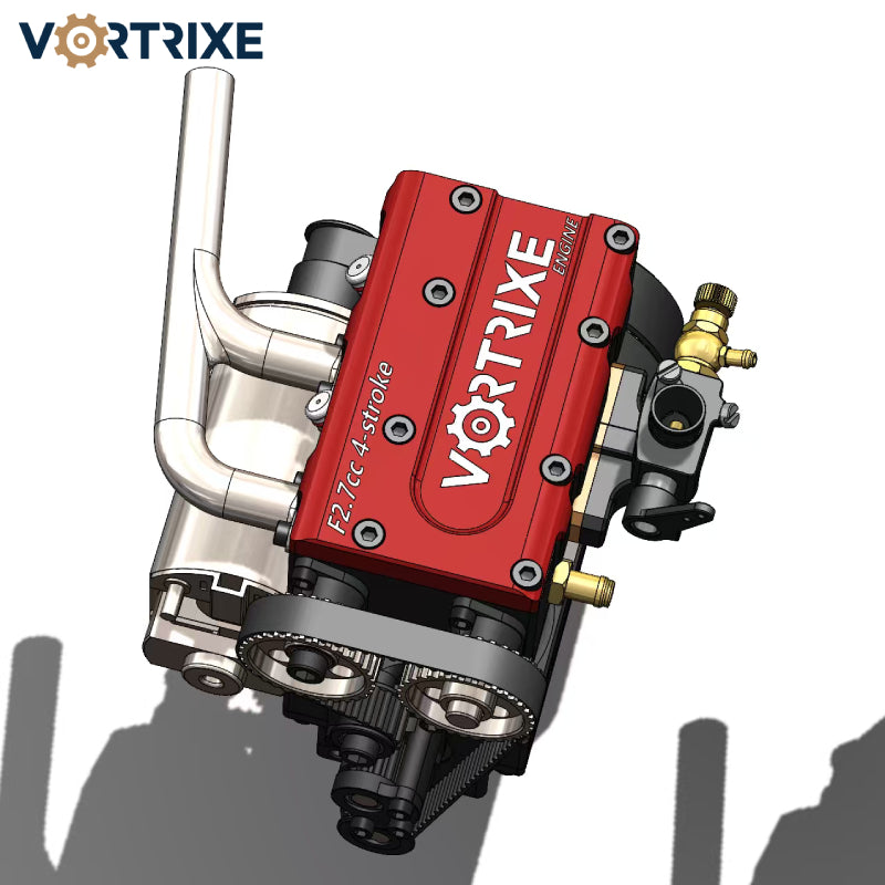 VORTRIXE &amp; TOYAN FS-L200AC Motor 2-Zylinder 4-Takt-Motor Modellbausatz 
