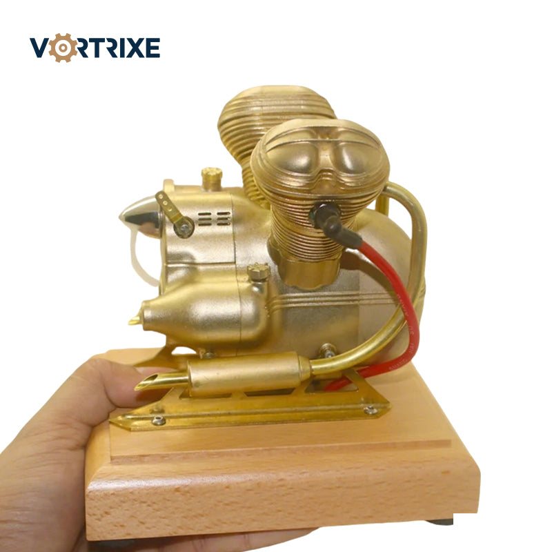 VORTRIXE Mini OHV Horizontal Gasoline Engine V-Twin Four-stroke Motorcycle Engine Model
