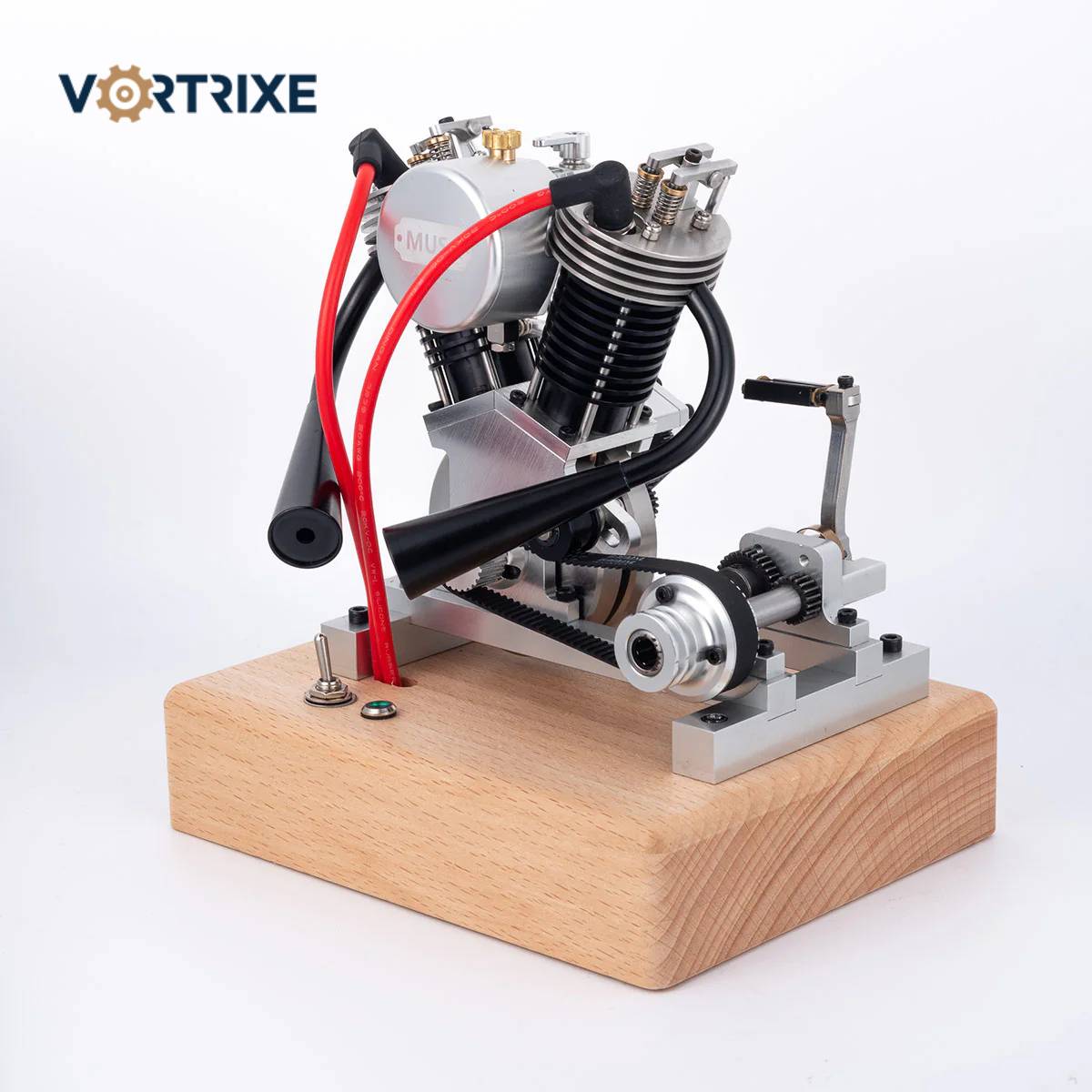 VORTRIXE Motorcycle Mini V-twin Engine V2 Gasoline 4-Stroke Engine Model