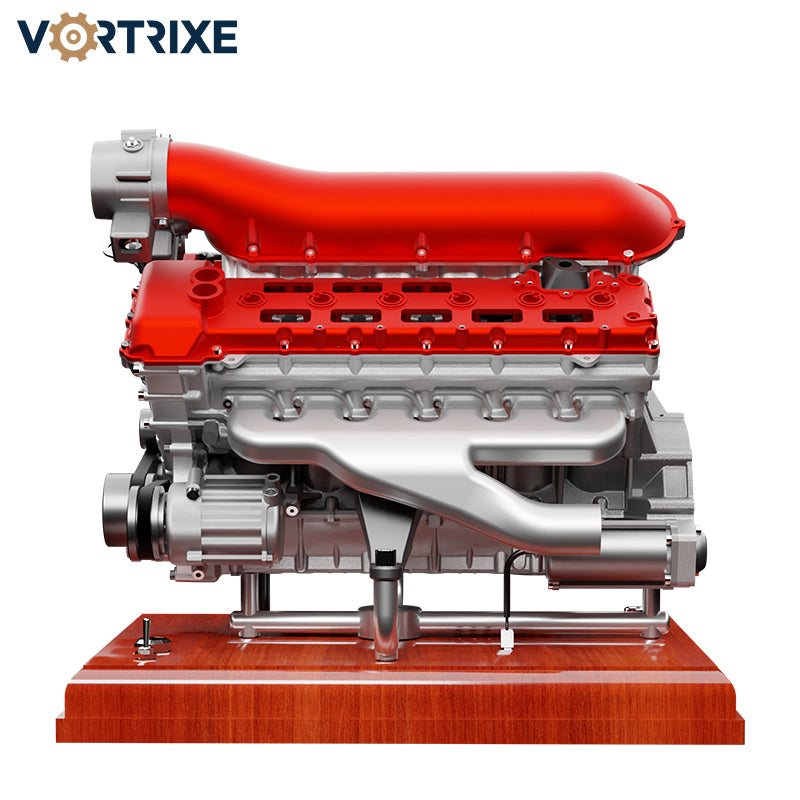 VORTRIXE & TECHING Metal V12 Engine Model Kit with Electric Drive Pre-Order Now