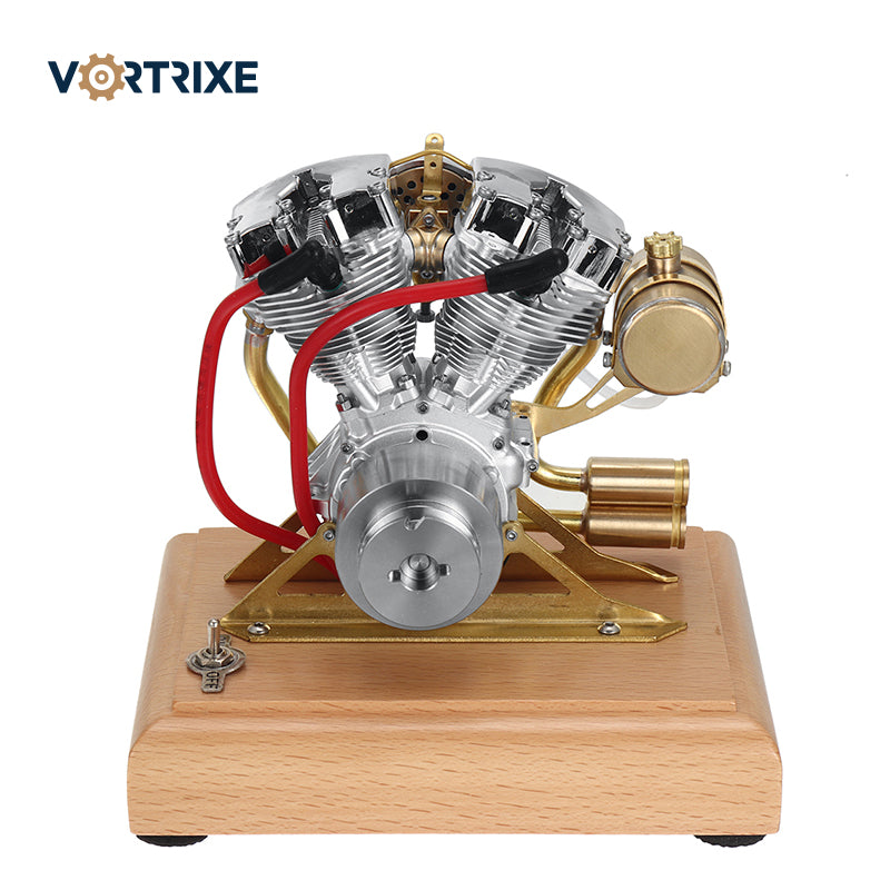 VORTRIXE Shovel Head V2 Gas Engine Double Cylinder Internal Combustion Engine Model