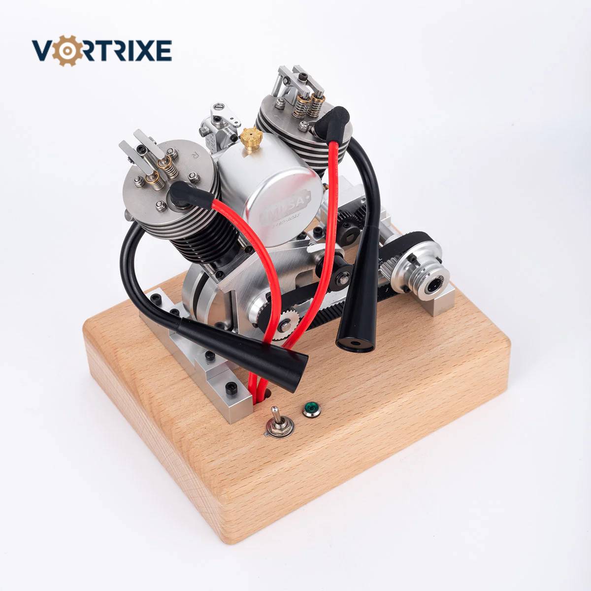 VORTRIXE Motorcycle Mini V-twin Engine V2 Gasoline 4-Stroke Engine Model