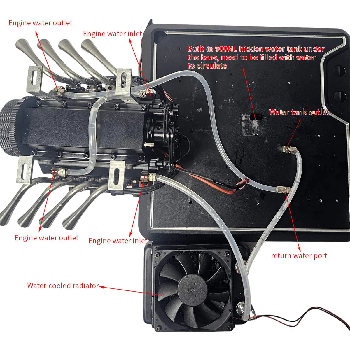 VORTRIXE & TOYAN V8 FS-V800WGPC Engine Model
