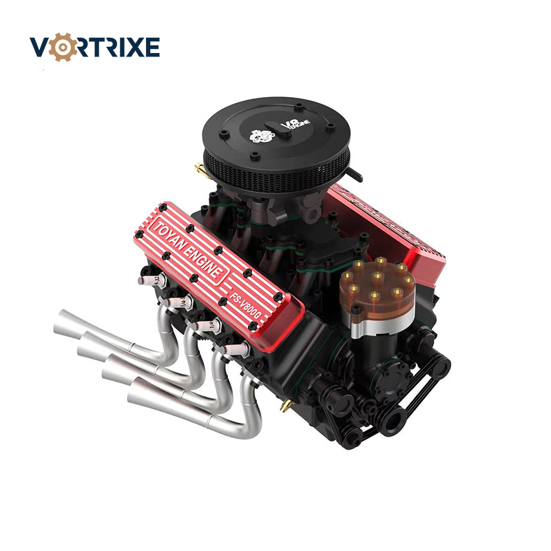 VORTRIXE & TOYAN V8 Engine 28cc OHV Nitro Engine Model