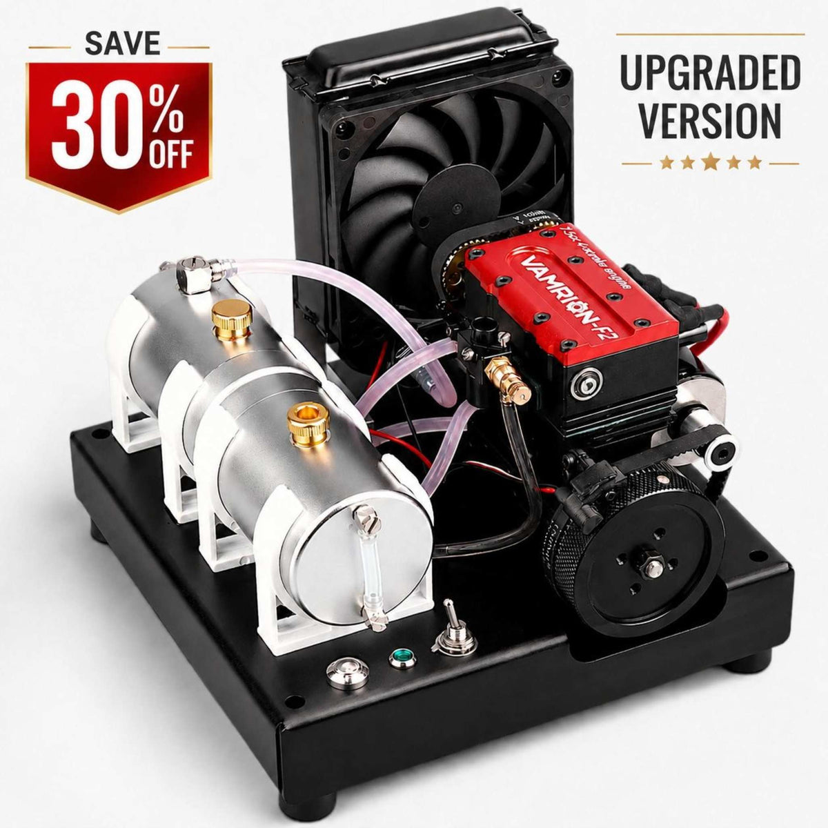 VORTRIXE & VAMRION F2 Gasoline Engine Upgrade Water-Cooled 2 Cylinder 4 Stroke Engine Model Kit Pre-order