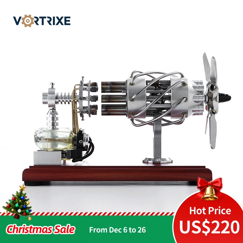 Générateur d'air chaud à double bouteille de carburant VORTRIXE 16 cylindres 