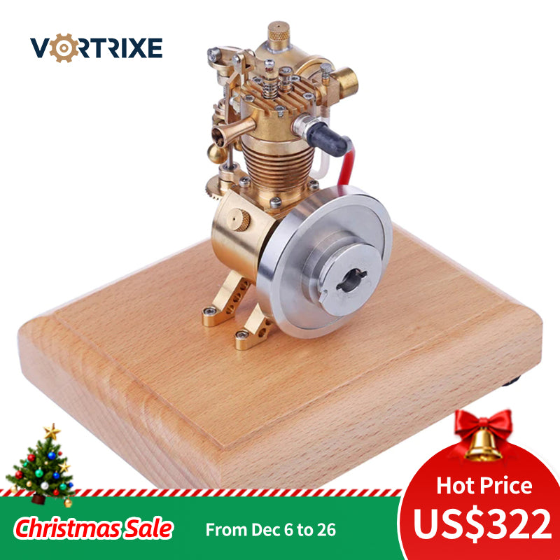 Moteur à essence vertical à 4 temps VORTRIXE avec limiteur de vitesse à bille volante 