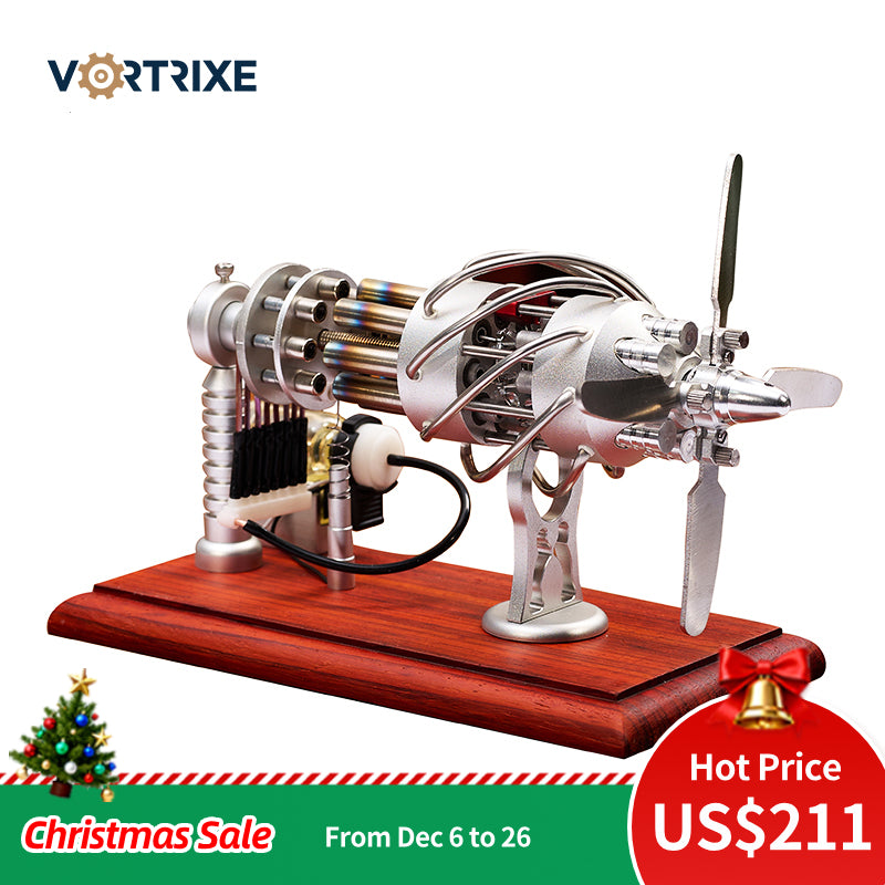 Moteur Stirling de modèle d'avion VORTRIXE 
