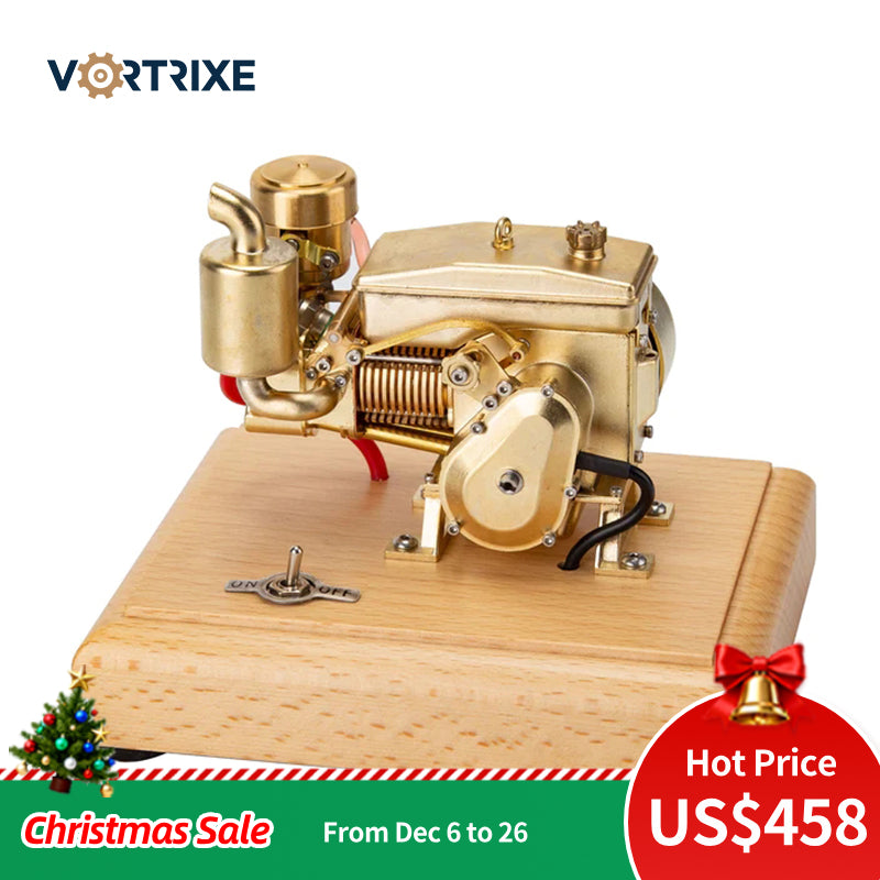 Moteur à essence monocylindre à combustion interne à quatre temps VORTRIXE 