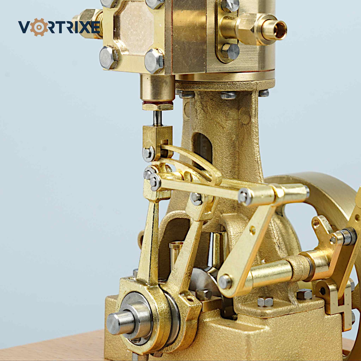 VORTRIXE &amp; OKMO M31B Mini Retro Hubkolben-Doppelwirkungs-Dampfmaschinenmodell