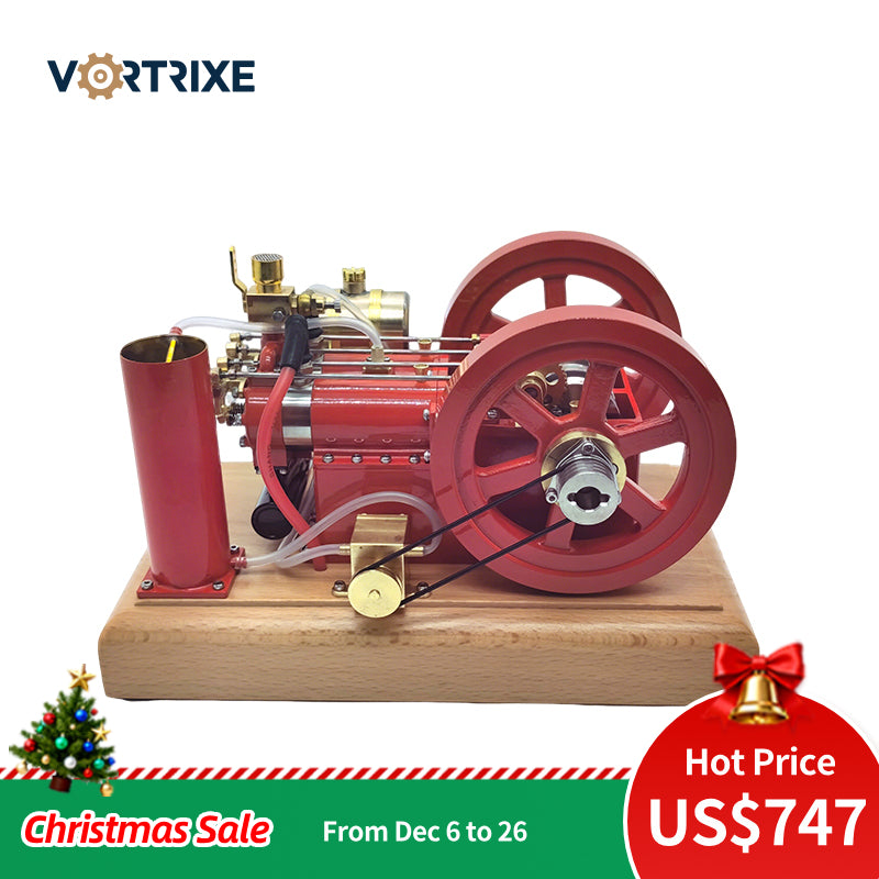 Mini-modèle éducatif de moteur à essence à refroidissement par eau VORTRIXE 