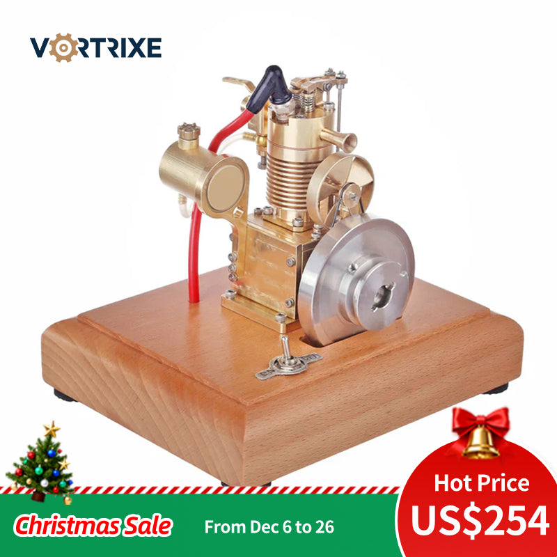 Moteur à essence monocylindre 4 temps refroidi par air VORTRIXE &amp; OKMO M16 Mini