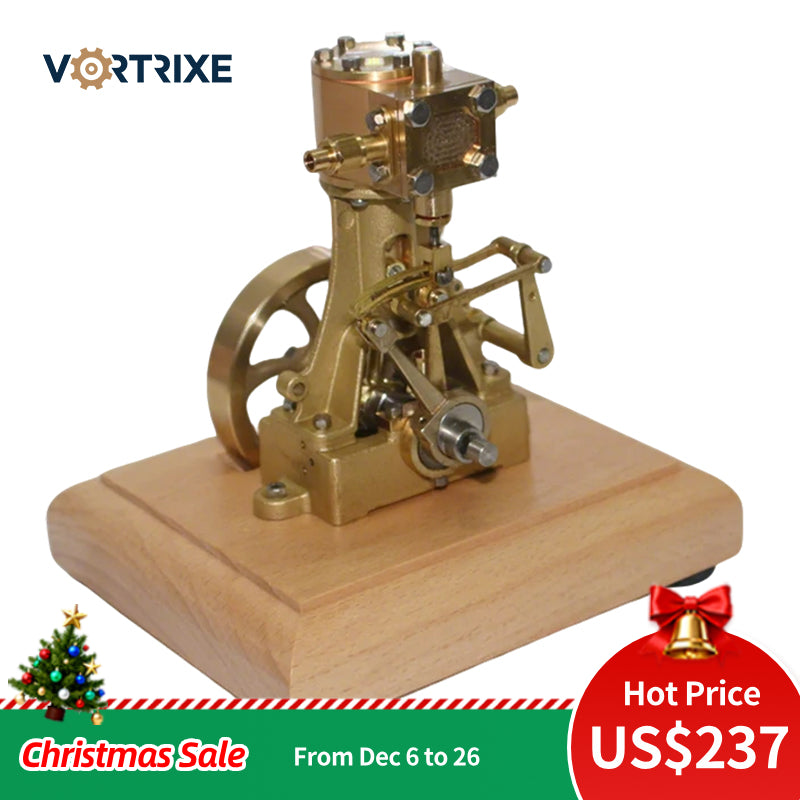 Modèle de machine à vapeur à double effet rétro miniature VORTRIXE &amp; OKMO M31B