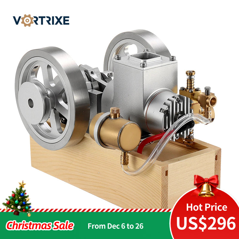 Moteur à essence VORTRIXE &amp; OKMO M94 amélioré, à refroidissement par eau horizontal et à allumage par étincelle.