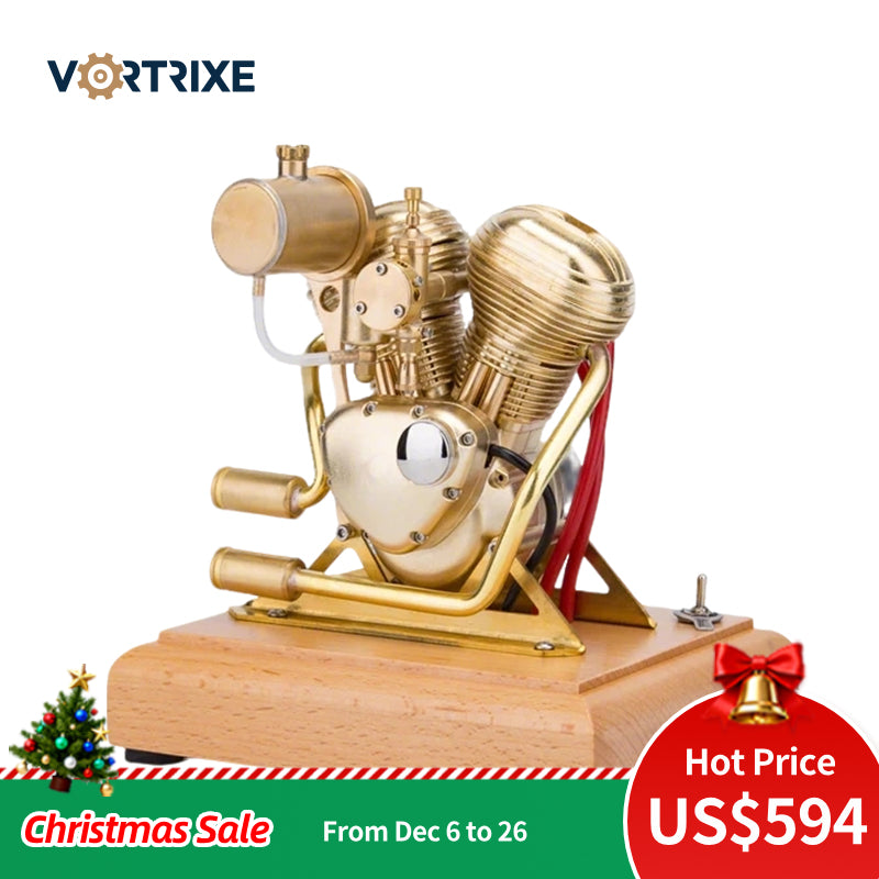 Mini-modèle éducatif de moteur à essence à refroidissement par eau VORTRIXE 