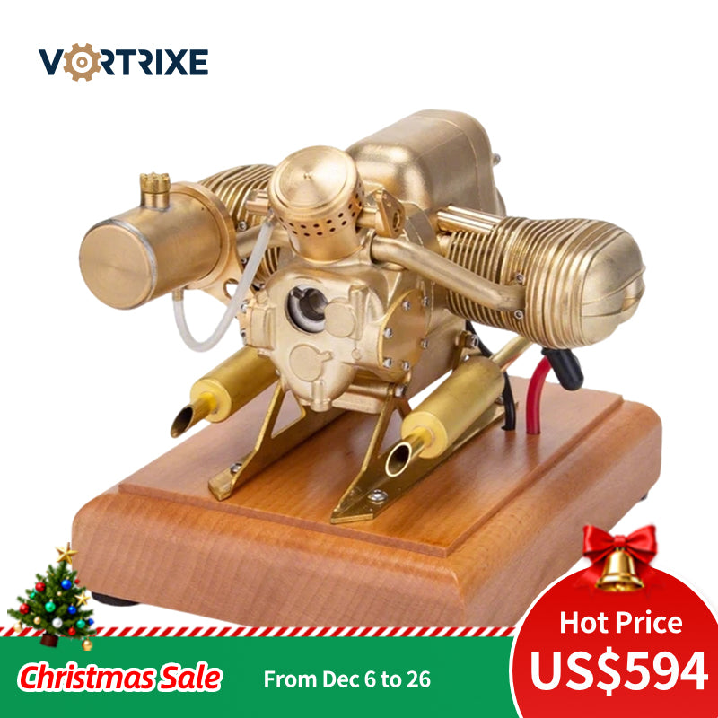 Mini-modèle éducatif de moteur à essence à refroidissement par eau VORTRIXE 