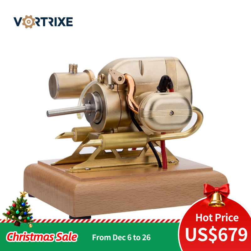 Mini-modèle éducatif de moteur à essence à refroidissement par eau VORTRIXE 