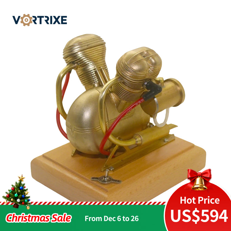 Mini-modèle éducatif de moteur à essence à refroidissement par eau VORTRIXE 