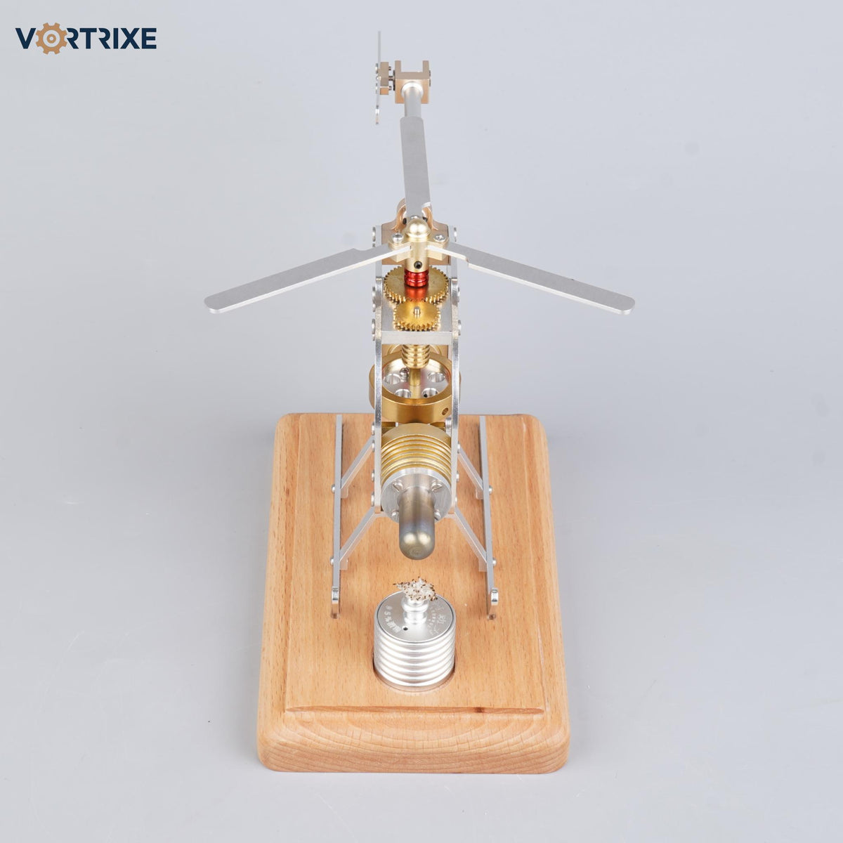 VORTRIXE Stirling-Helikopter-STEM-Modellbausatz zum Zusammenbauen