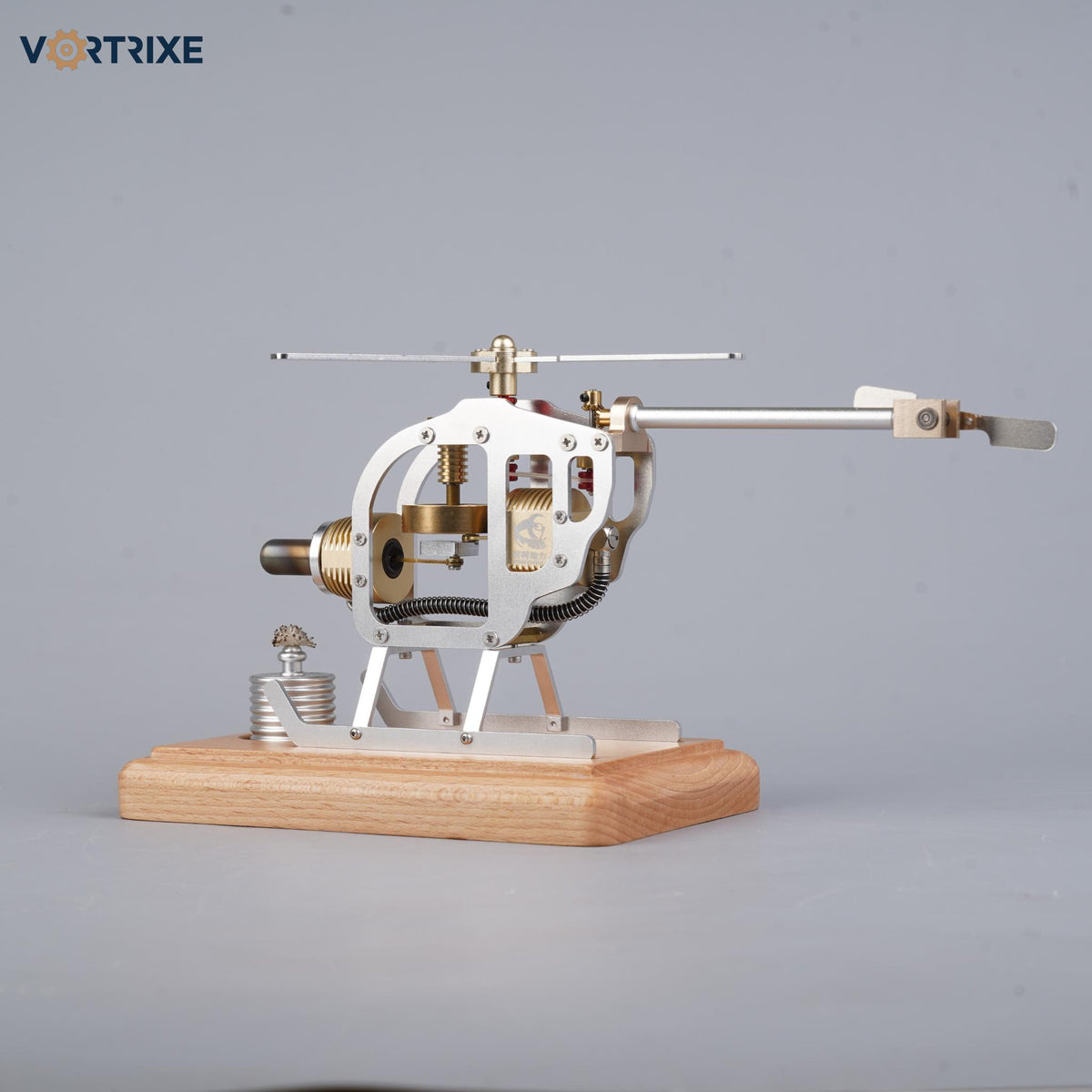 VORTRIXE Stirling-Helikopter-STEM-Modellbausatz zum Zusammenbauen
