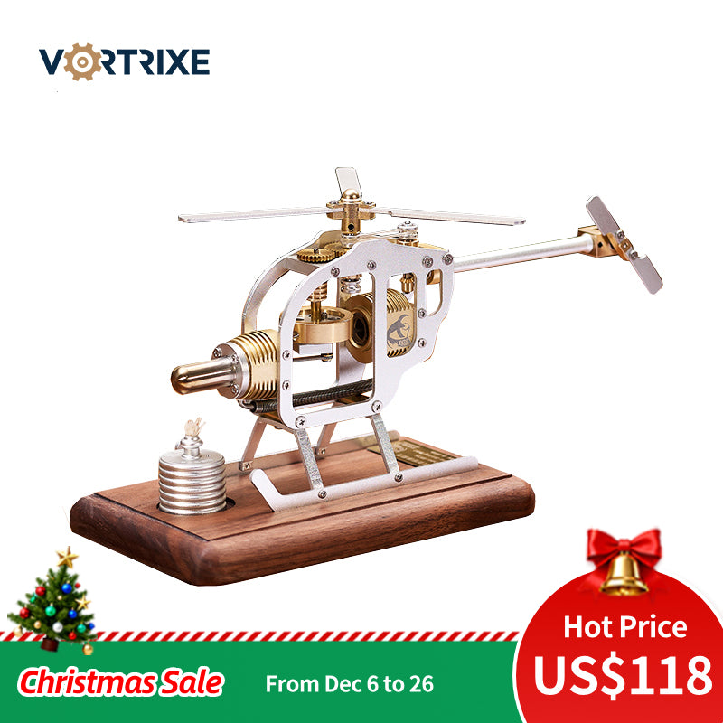 Kits de modèles STEM d'assemblage d'hélicoptère Stirling VORTRIXE 