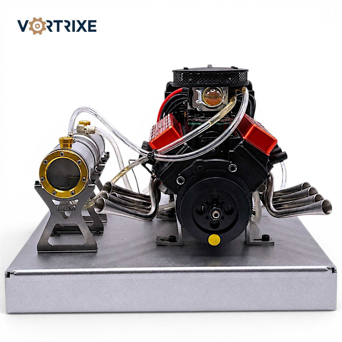 VORTRIXE &amp; TOYAN FS-V800WGPC V8-Motor mit Starterkit, Ständer und Zubehör 