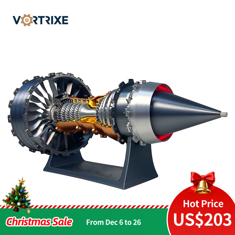 VORTRIXE Turbofan-Modellbausatz für funktionsfähiges Strahltriebwerk 