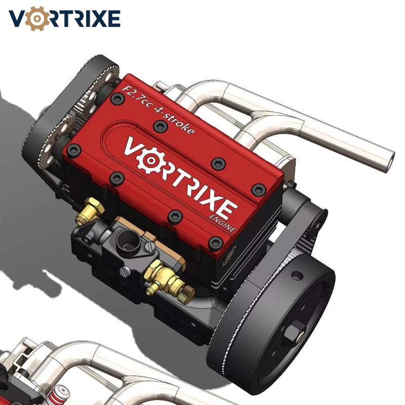 VORTRIXE &amp; TOYAN FS-L200AC Motor 2-Zylinder 4-Takt-Motor Modellbausatz 