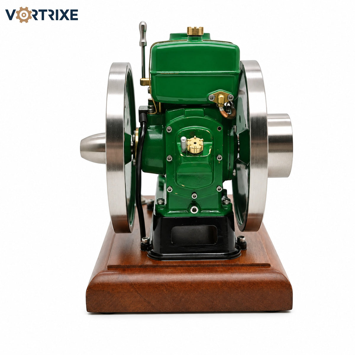 VORTRIXE & OKMO 916 Modèle de moteur à essence vintage avec pompe à huile indépendante et cylindre honé