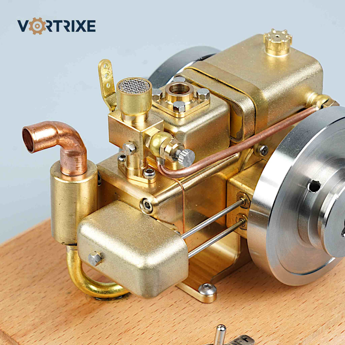 VORTRIXE &amp; OKMO M12 1,6 cm³ Mini-Viertakt-Retro-Benzinmotor mit Wasserkühlung