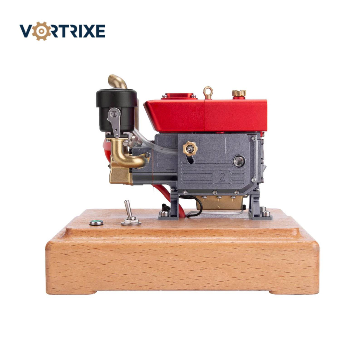 VORTRIXE Mini 4-Stroke Gas Engine Model – 2.6cc Single-Cylinder Motor