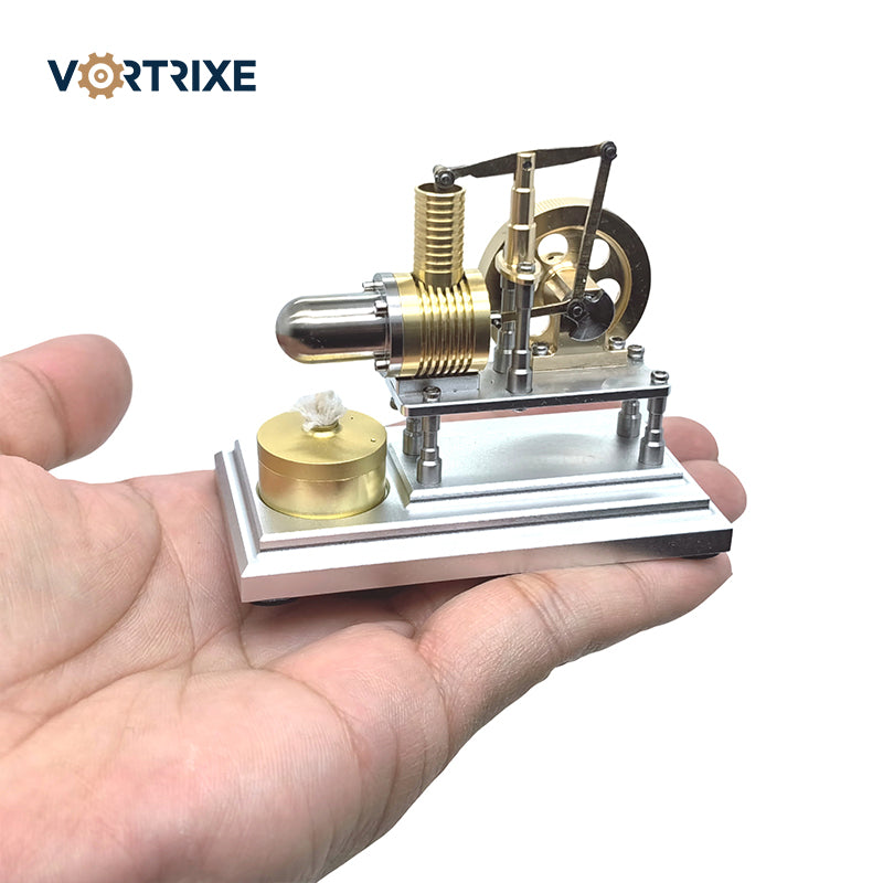 Modèle de moteur Stirling horizontal chaud VORTRIXE J06H à faire soi-même 