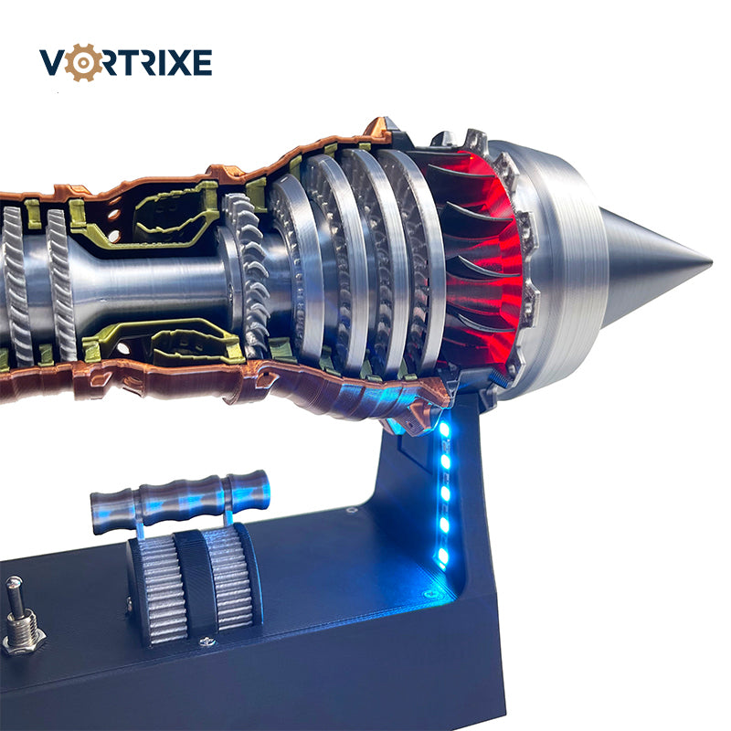 Модель турбовентиляторного двигателя VORTRIXE TR900 с магнитным толкателем 