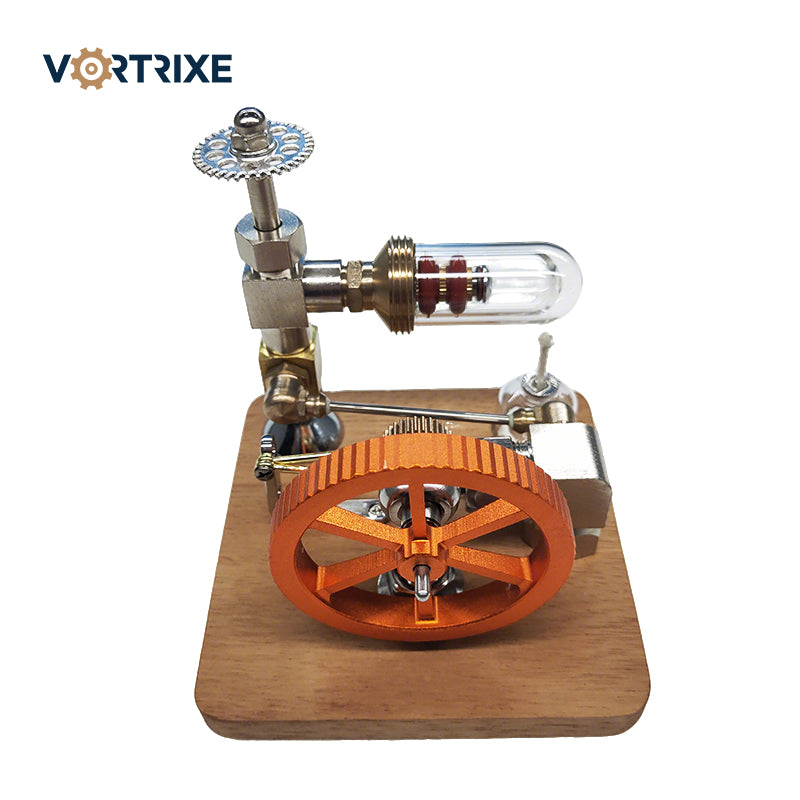 VORTRIXE Vertical Flywheel Speed Adjustable Stirling Engine Model