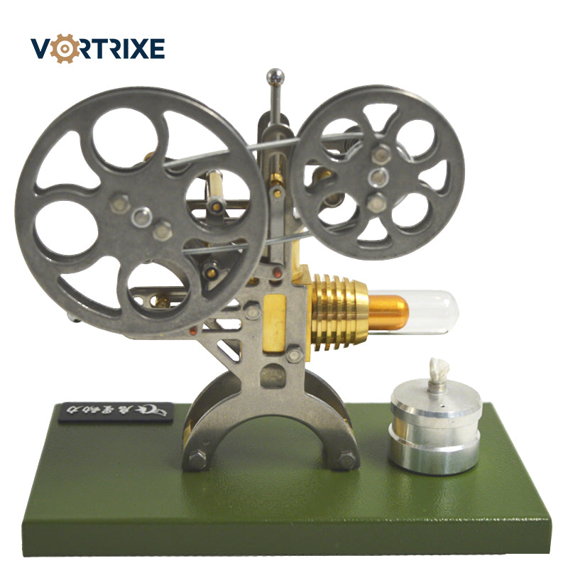 VORTRIXE Retro Film Projector Stirling Engine Model Kit
