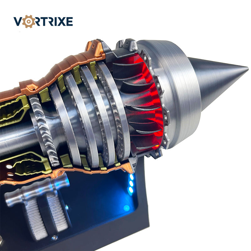 Модель турбовентиляторного двигателя VORTRIXE TR900 с магнитным толкателем 