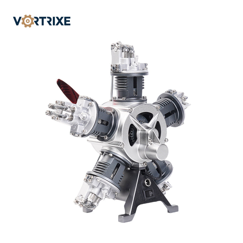 VORTRIXE &amp; TECHING Kit de modèle de moteur radial 5 cylindres 