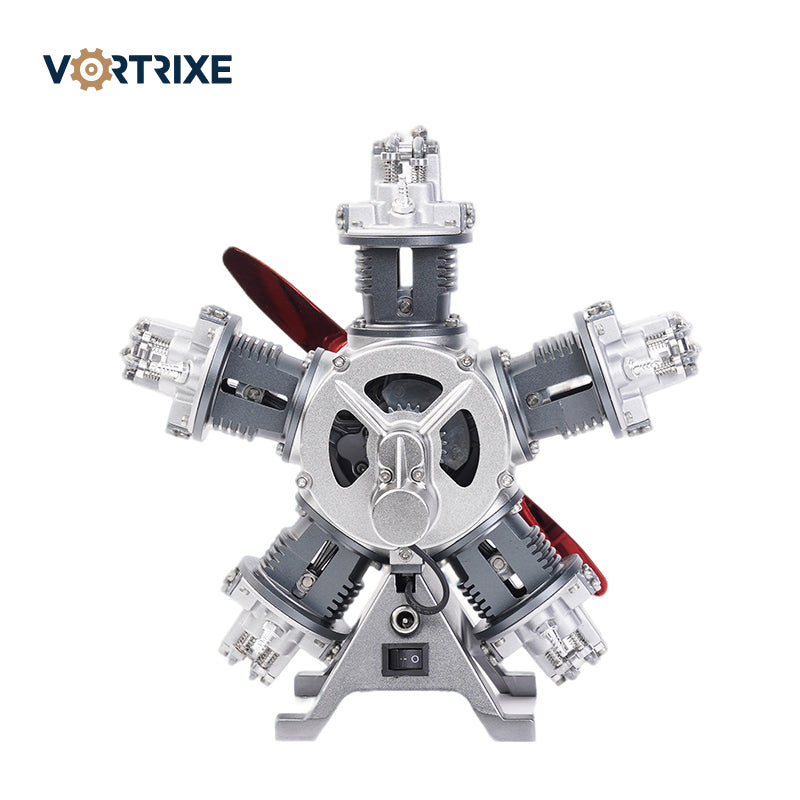 VORTRIXE &amp; TECHING Kit de modèle de moteur radial 5 cylindres 