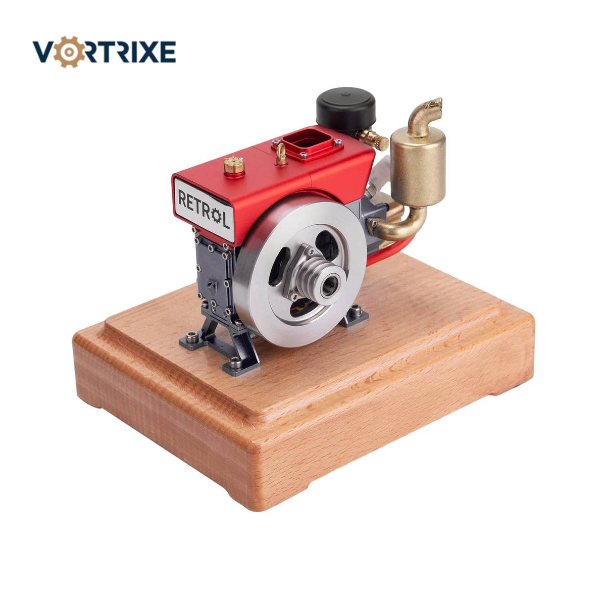 VORTRIXE Mini 4-Stroke Gas Engine Model – 2.6cc Single-Cylinder Motor