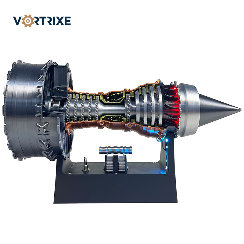 Модель турбовентиляторного двигателя VORTRIXE TR900 с магнитным толкателем 