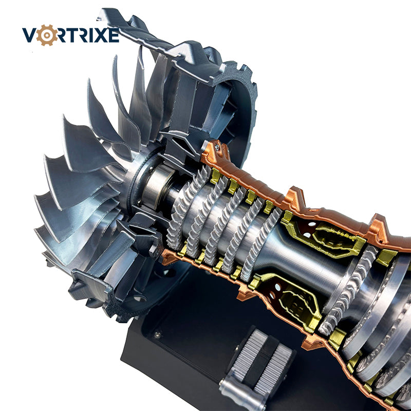 VORTRIXE TR900 DIY Aero Turbofan Engine – Educational STEM Model