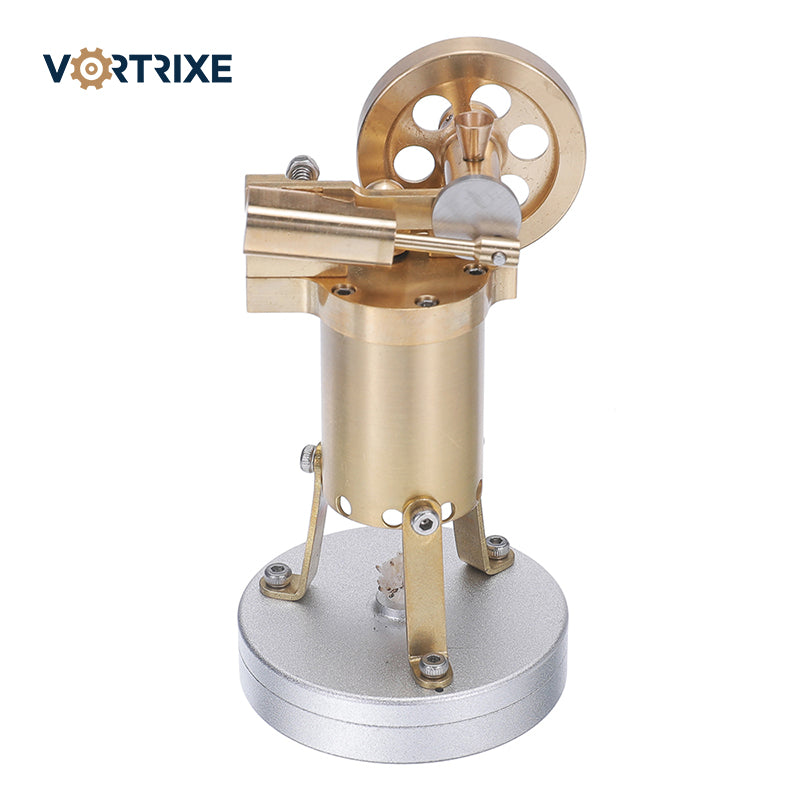 VORTRIXE Mini modèle de machine à vapeur verticale rétro 