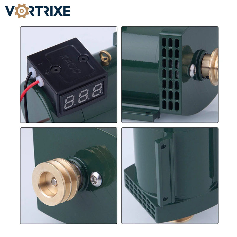 VORTRIXE 12V 1A DC Generator with Digital Voltmeter