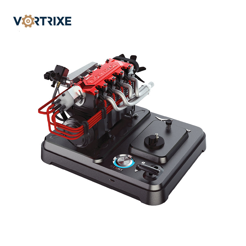 VORTRIXE &amp; TOYAN FS S100AT Прозрачный нитрометаноловый бензиновый двигатель RC 