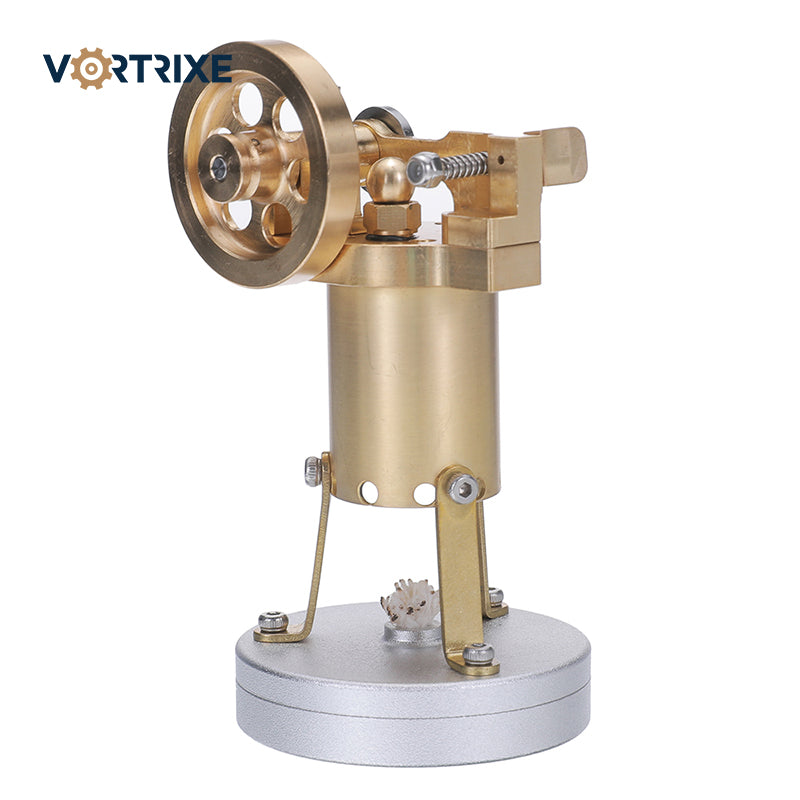 VORTRIXE Mini modèle de machine à vapeur verticale rétro 