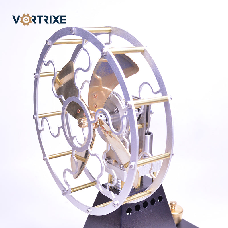 VORTRIXE Heat Powered Thermal Stove Fan Stirling Engine