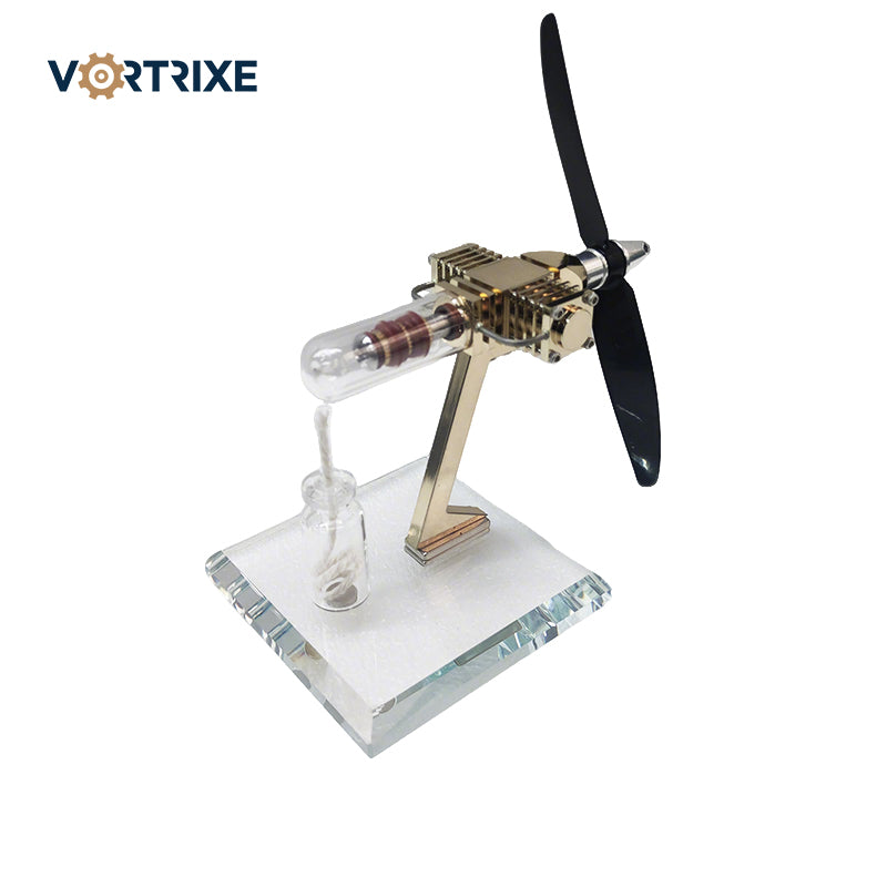 VORTRIXE Stirling Engine Motor Aircraft Toy