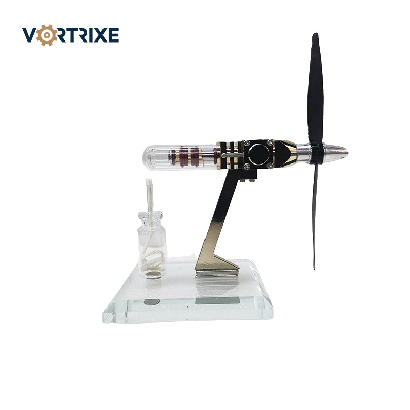 VORTRIXE Stirling Engine Motor Aircraft Toy