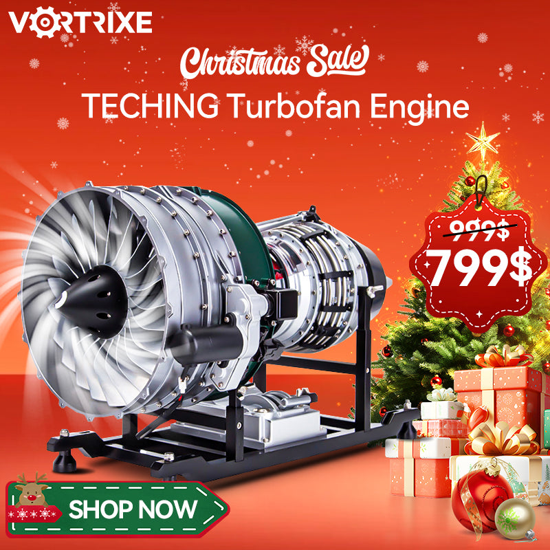 Kits de turboréacteurs d'avion à double corps VORTRIXE &amp; TECHING DIY 