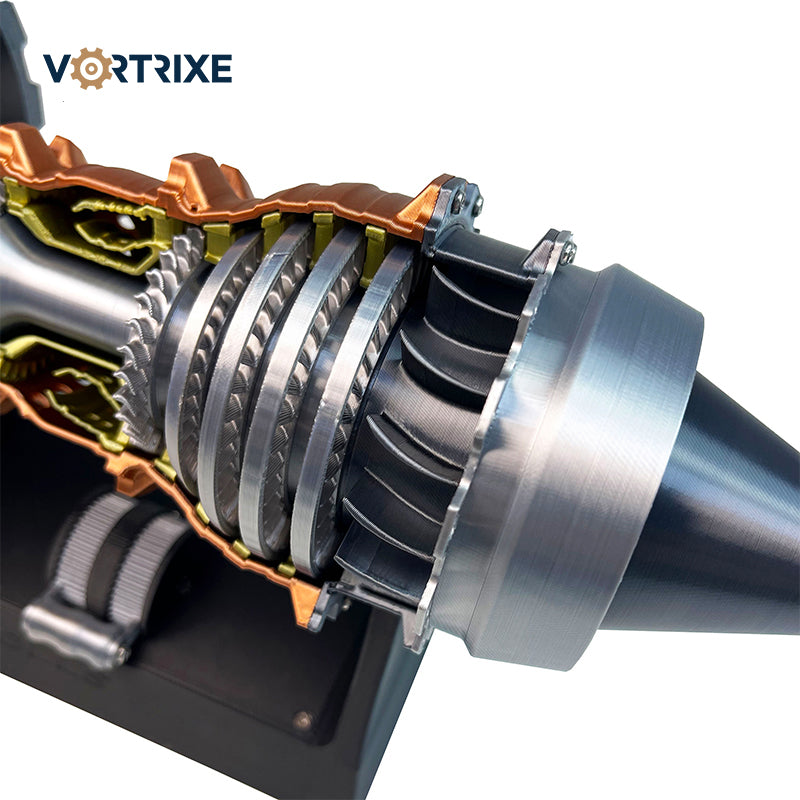VORTRIXE TR900 DIY Aero Turbofan Engine – Educational STEM Model